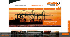 Desktop Screenshot of krueger-spedition.de